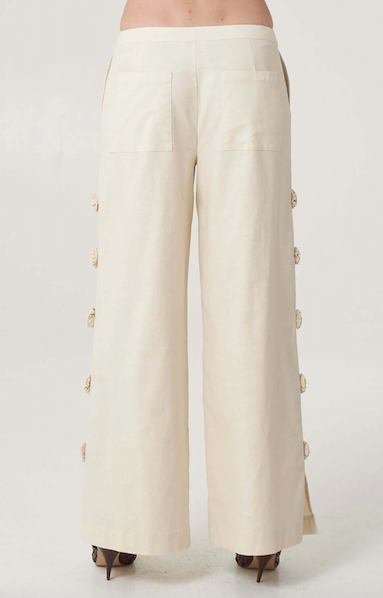 Flowers Blooming Pant in Off White