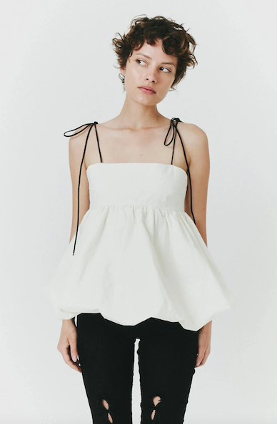 Lily Bubble Top White