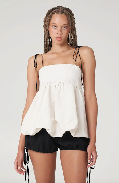 Lily Bubble Top White