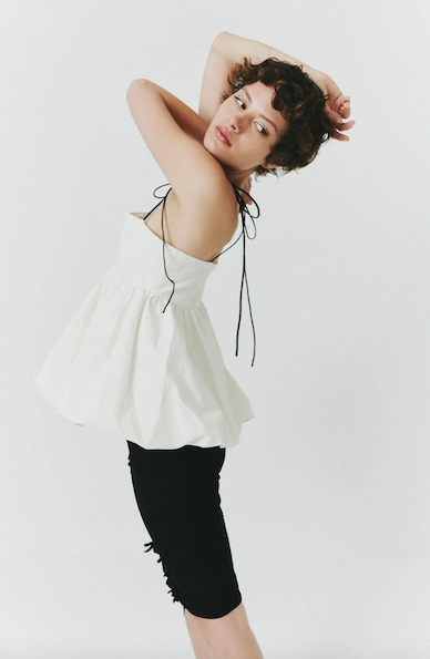 Lily Bubble Top White