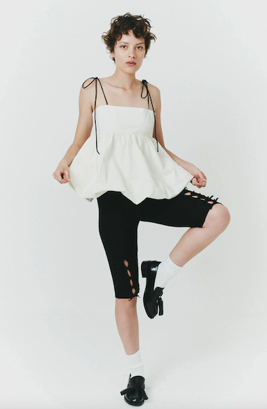 Lily Bubble Top White