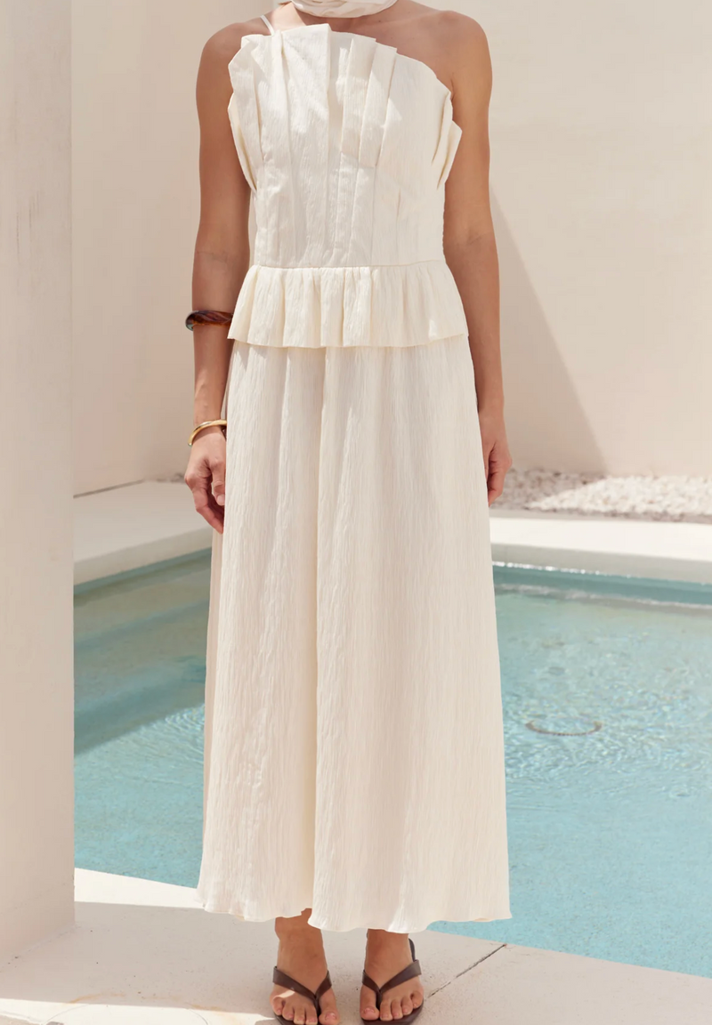 Lia Tube Top Dress Ivory