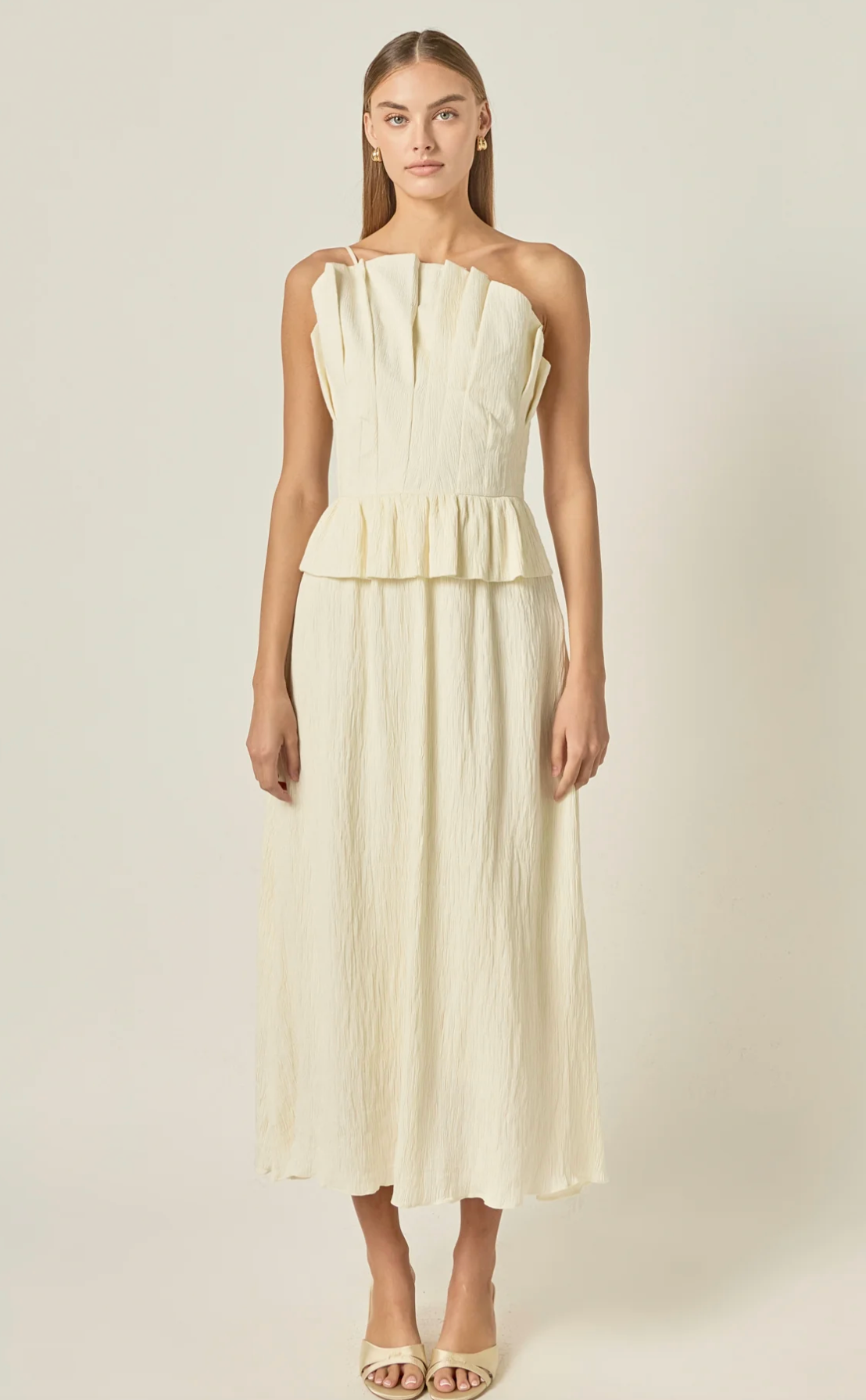 Lia Tube Top Dress Ivory