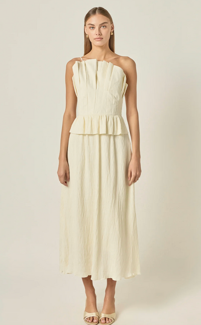 Lia Tube Top Dress Ivory