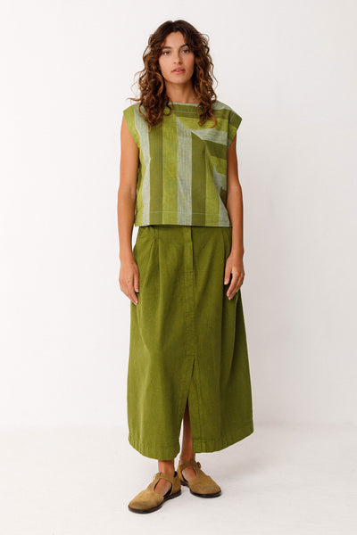 Lesia Shirt Stripe Green