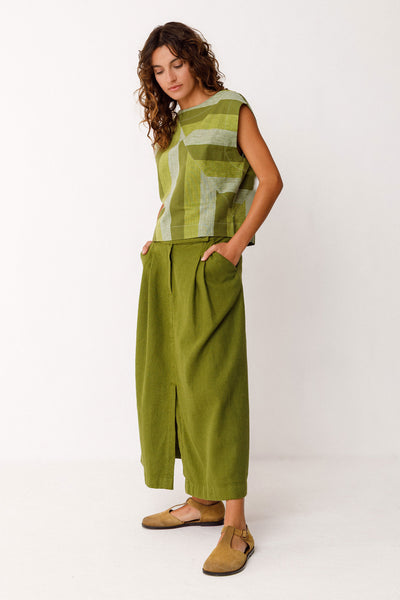 Lesia Shirt Stripe Green