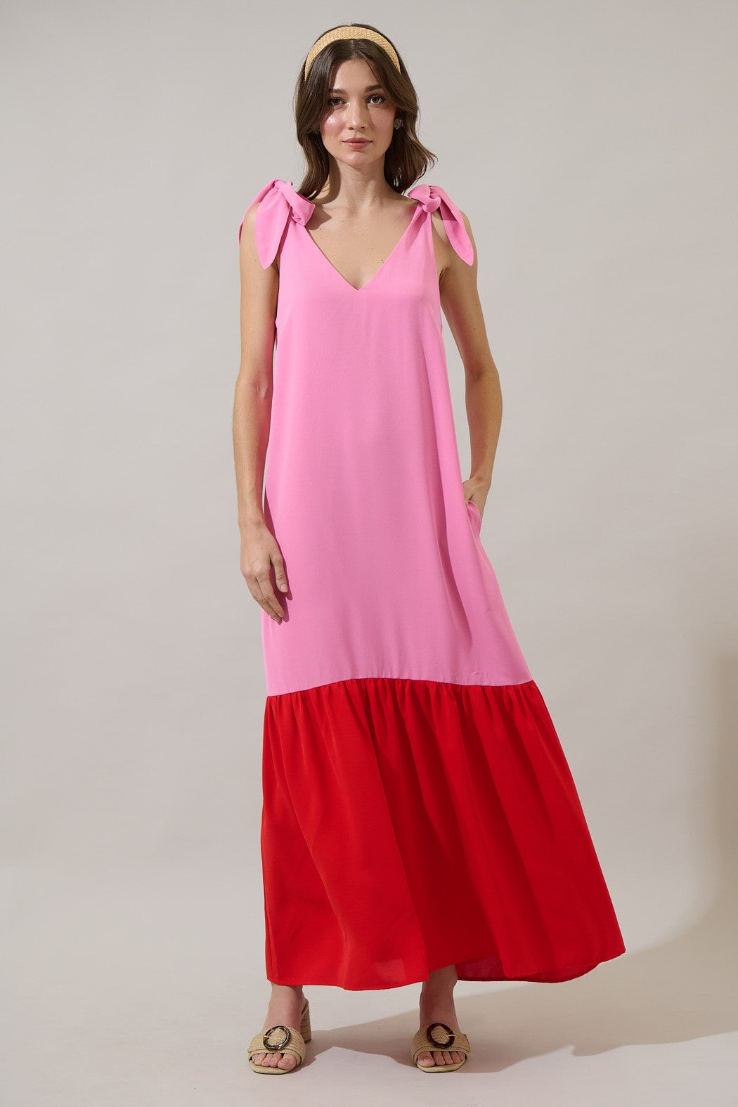 Merideth Maxi Dress Red