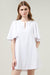 Marquee Shift Dress White