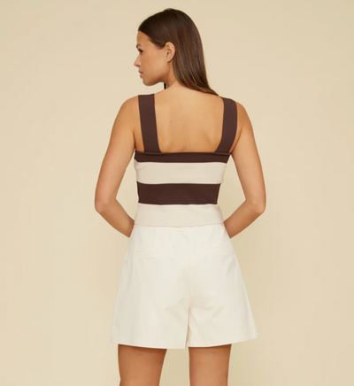 Lula Top Brown Cream