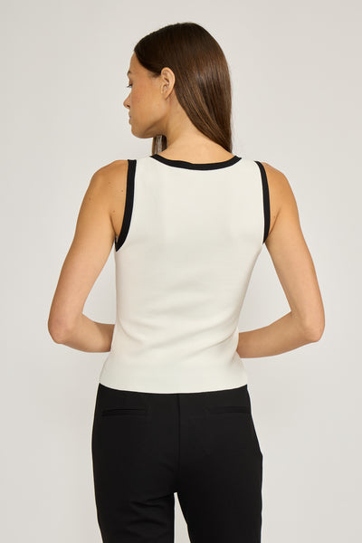 Nancy Top White