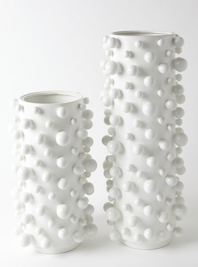 Molecule Vase Matte White Sm