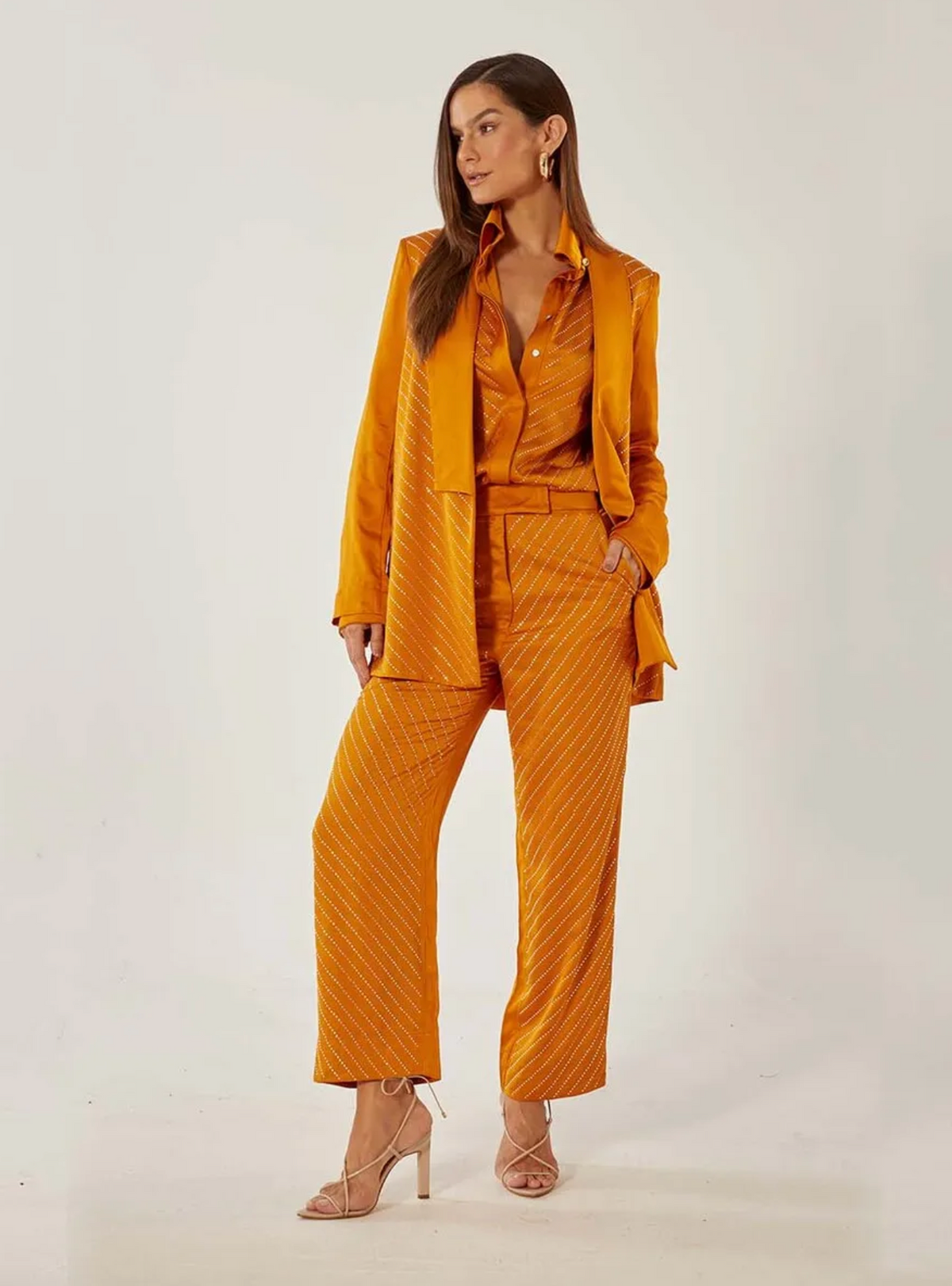 Rafaela Pant Estampado Orange