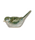 Stoneware Bird Green