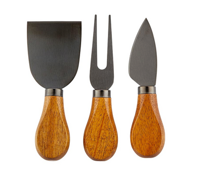 Wood Handle Cheese Knives Book Box