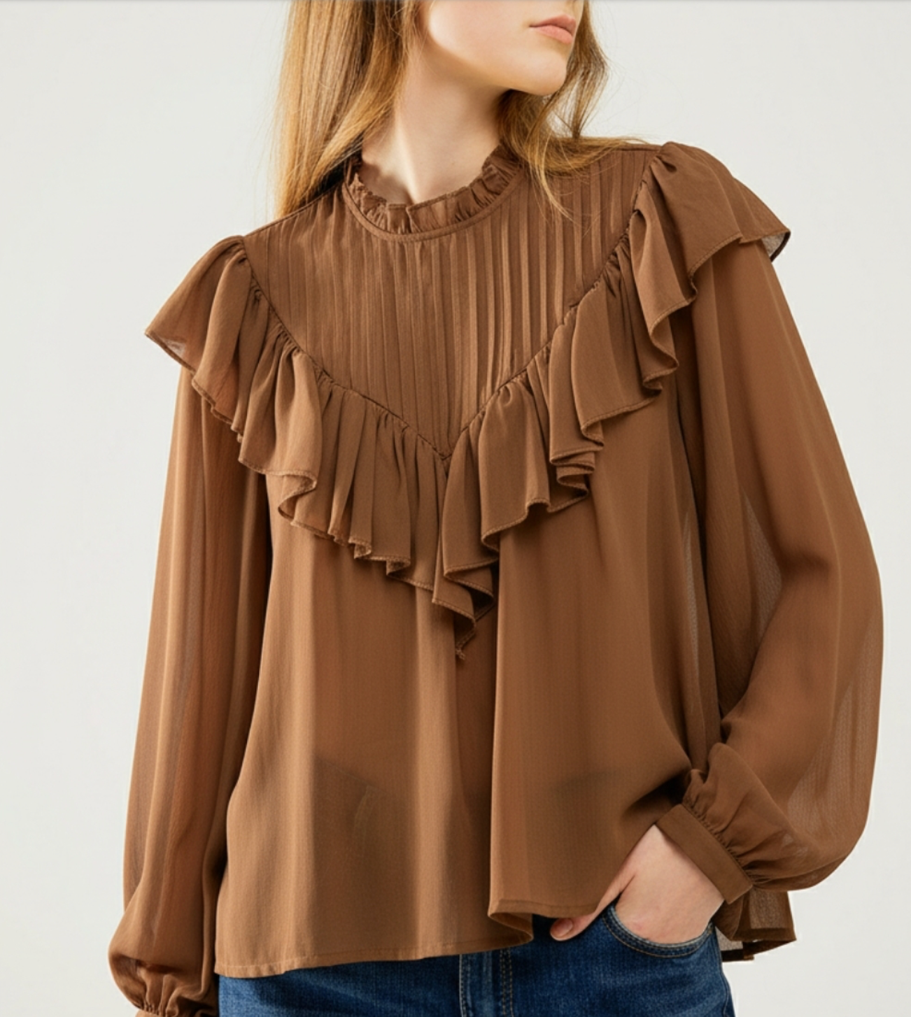 Mister Blouse Brown