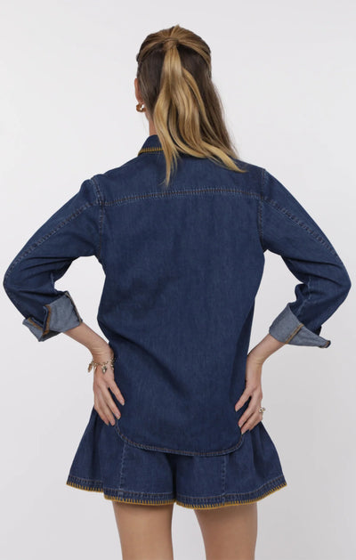 Magnolia Shirt Denim Dark Blue