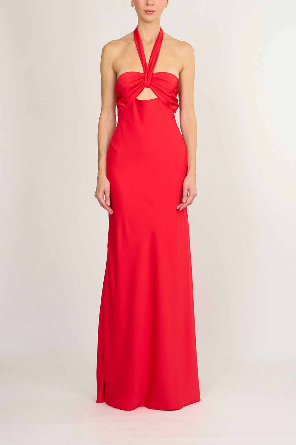 Agata Long Dress Red