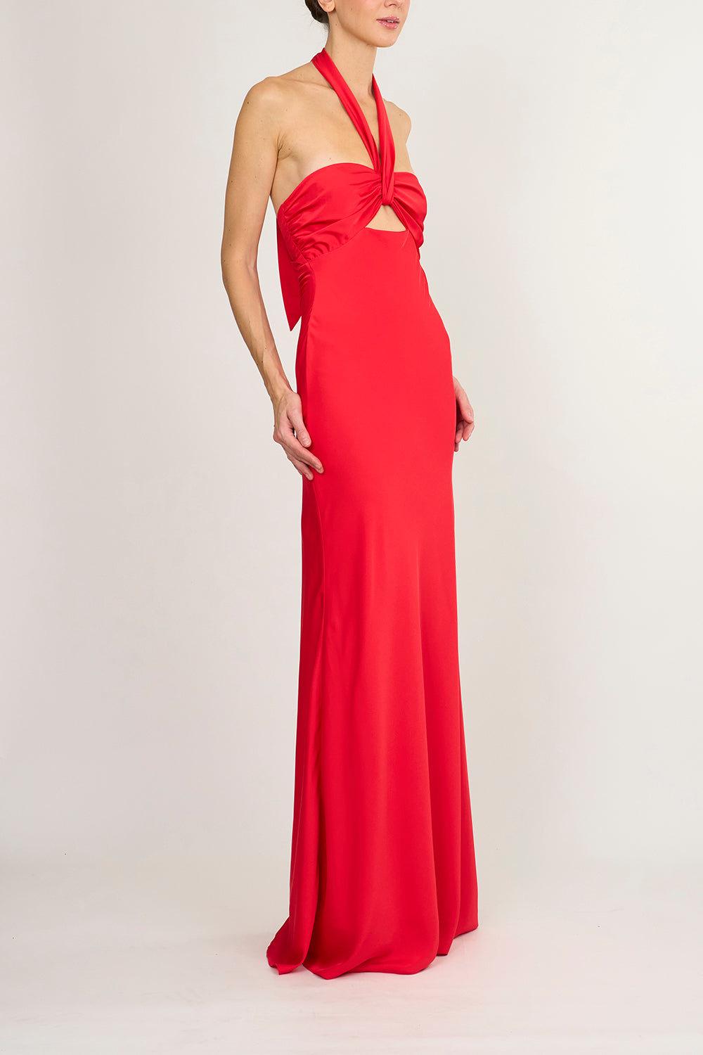 Agata Long Dress Red