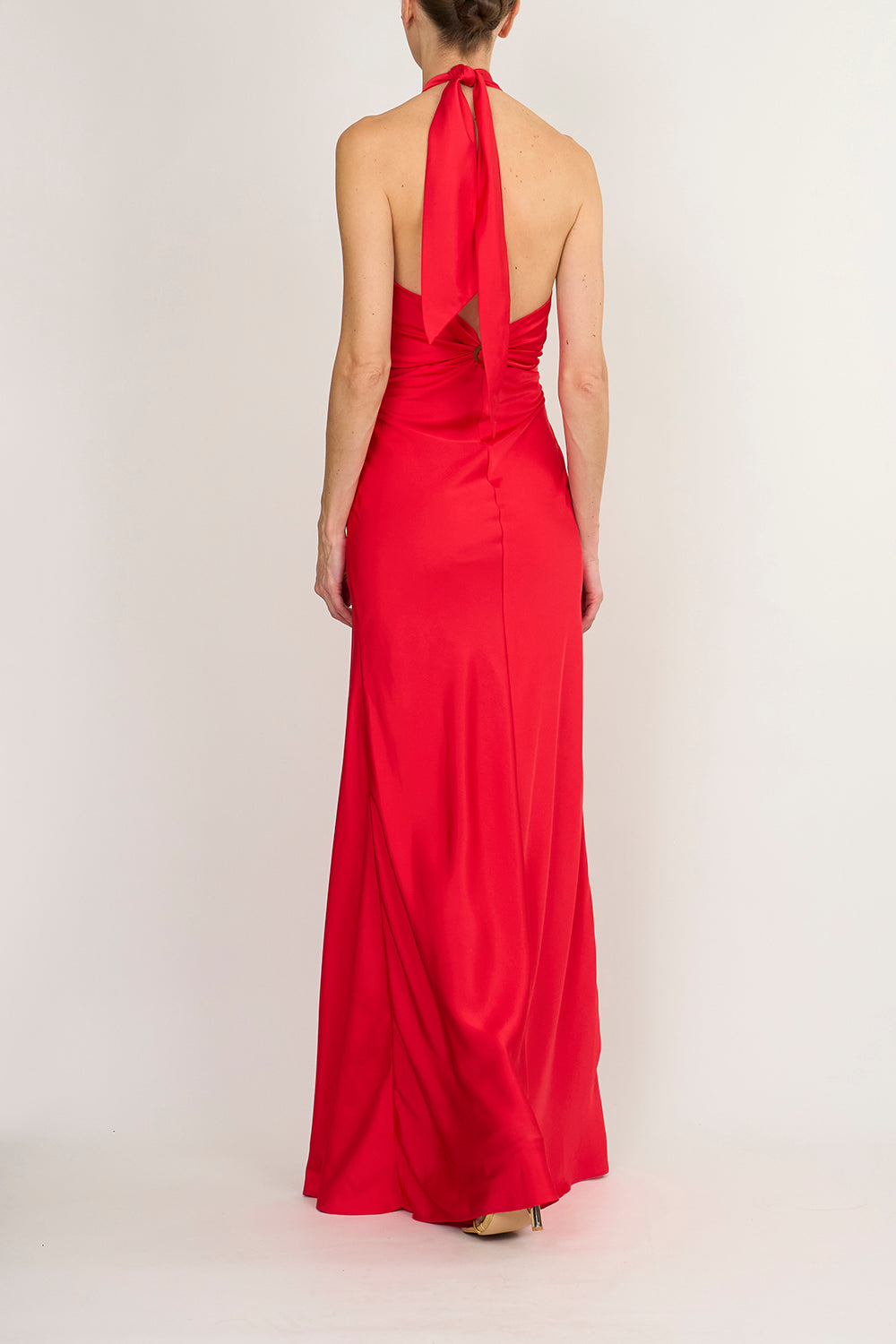 Agata Long Dress Red