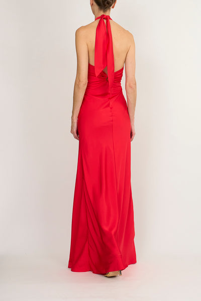 Agata Long Dress Red