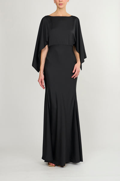 Irene Long Dress Black