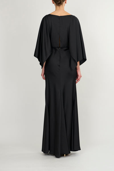 Irene Long Dress Black