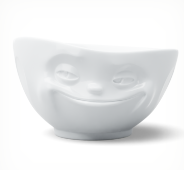 Bowl  Grinning White