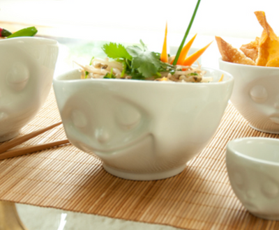 Bowl Happy white