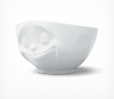Bowl Happy white