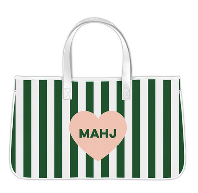 Mahjong Canvas Tote Mahj Heart