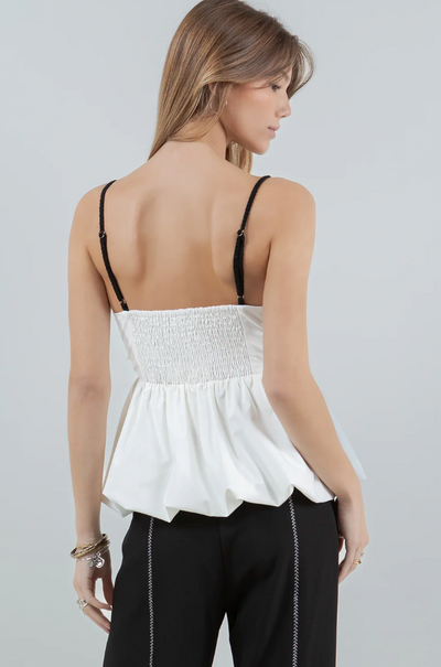 Crochet Woven Mix Tank Top