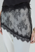 Asymmetrical One Shoulder Satin Black