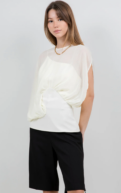 Chiffon Double Layer Blouse