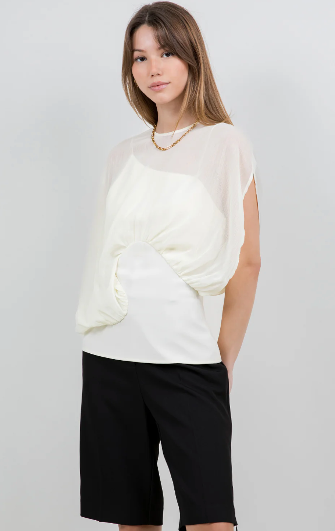 Chiffon Double Layer Blouse