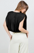 Lu Satin Top With Shoulder Padding