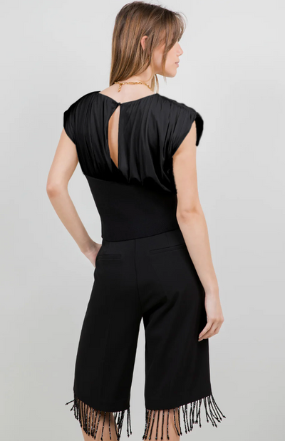 Power Top Shoulder Pads Black