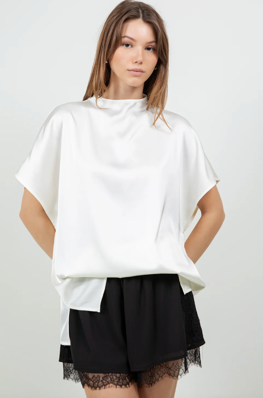 Satin Shirt Blouse