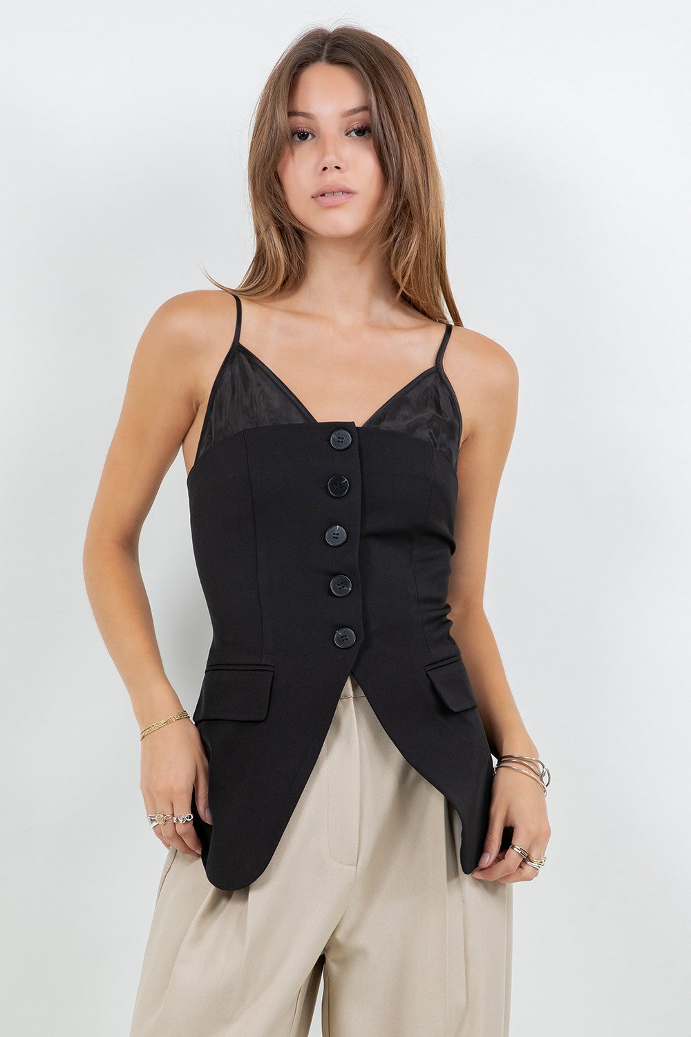 Gina Top Black Black