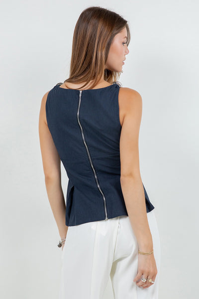 Yina Top Navy