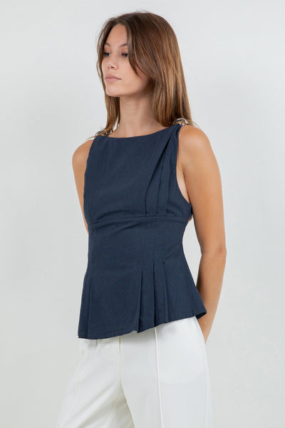 Yina Top Navy