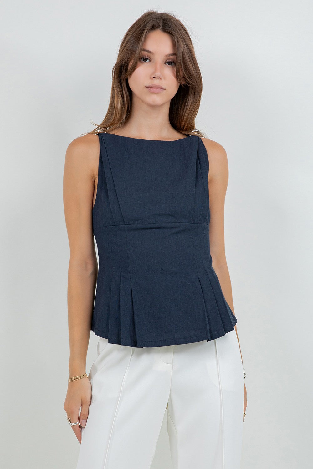 Yina Top Navy
