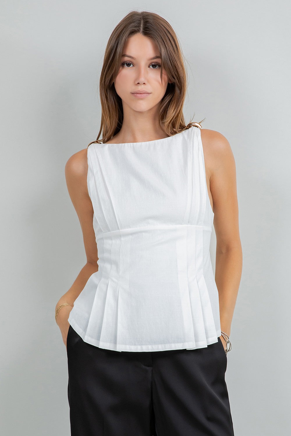 Yina Top White