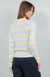 Cardigan Striped Lt Blue White Lemon