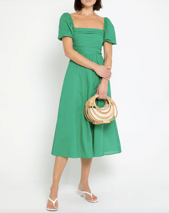 River Dress Kelly Green