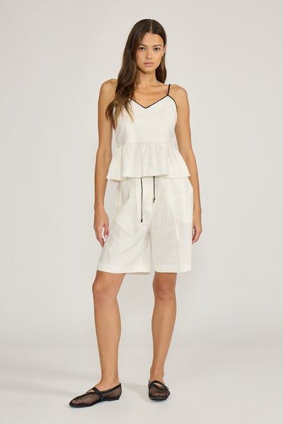 Rhodes Top White Black