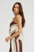 Maisy Top Brown Cream