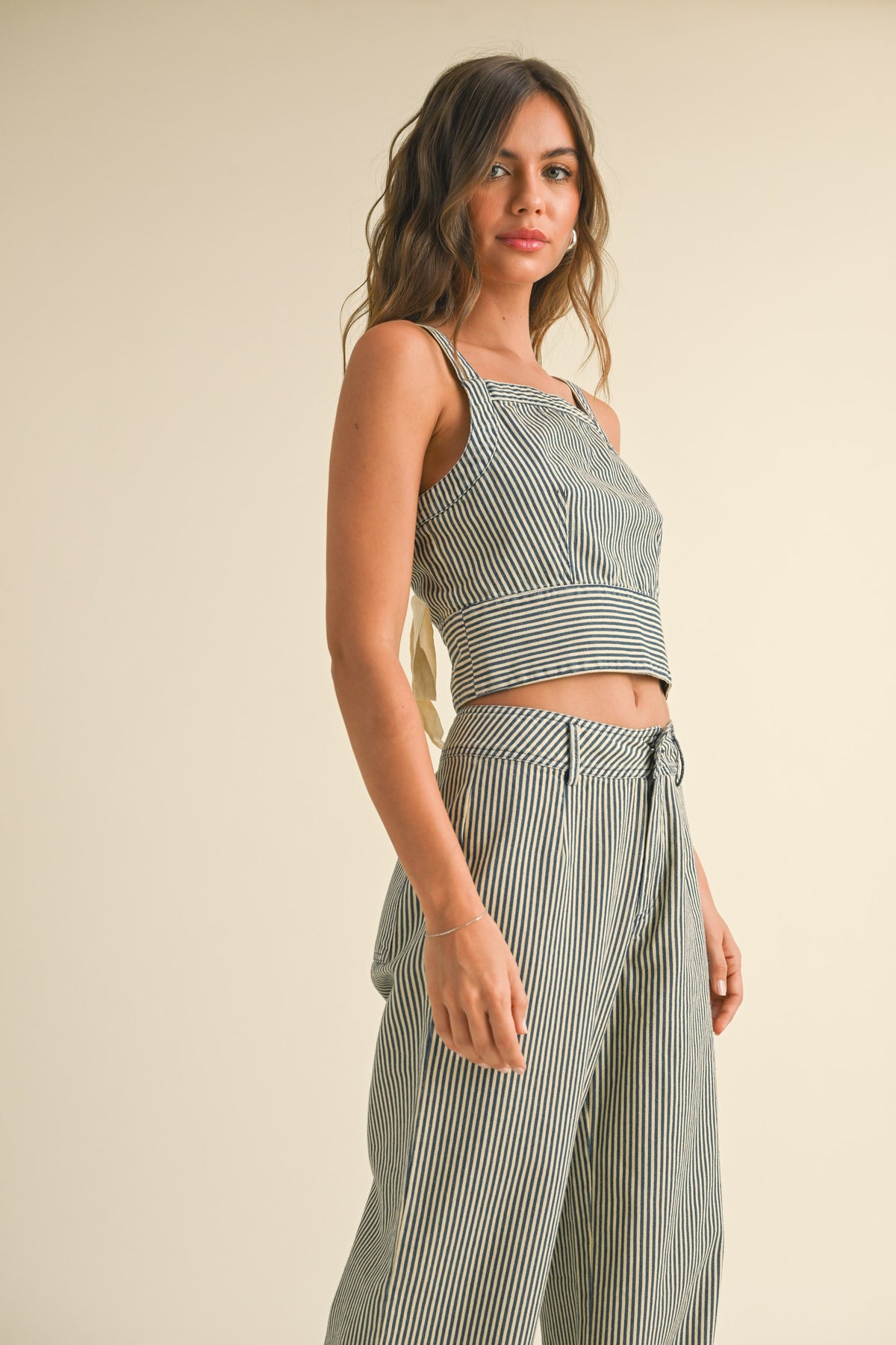 Lissa Top Stripe Blue