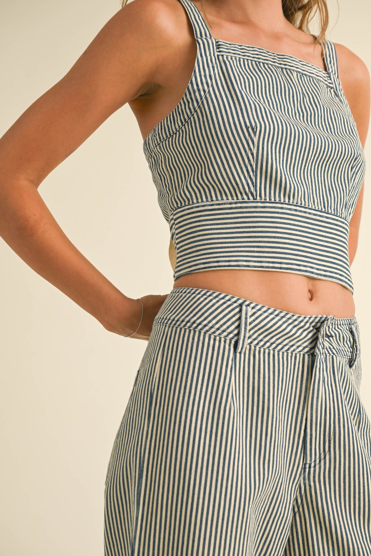 Lissa Top Stripe Blue