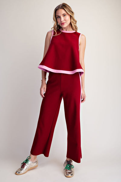 Carol Set Burgundy