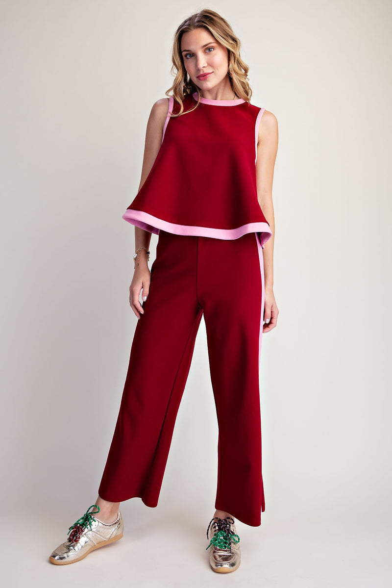 Carol Set Burgundy